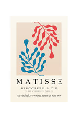 Matisse wall art decoration poster. Printable matisse wall decor poster