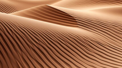 Fototapeta na wymiar A vast desert landscape with towering sand dunes. Generative AI