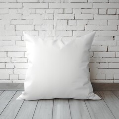 White pillow mock up  Generative AI
