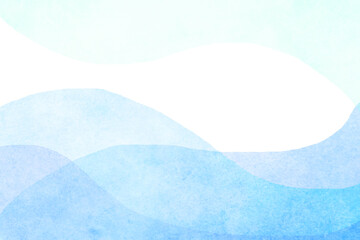 夏の海をイメージした淡いブルーの背景