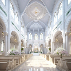 Fototapeta premium interior of the church