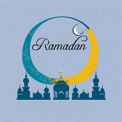 islamic greeting ramadan kareem design background
