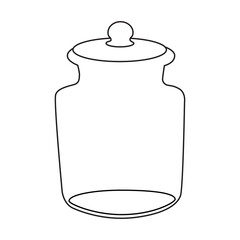 bottle line vector illustration