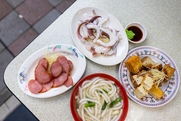 Taiwanese cuisine food in local food store