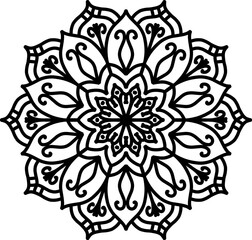mandala, art, flower, abstract, design, ornament, decoration, ethnic, pattern, element, indian, floral, henna, vector, decorative, illustration, round, background, meditation, circle, ornate, ornament