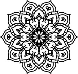 mandala, art, flower, abstract, design, ornament, decoration, ethnic, pattern, element, indian, floral, henna, vector, decorative, illustration, round, background, meditation, circle, ornate, ornament