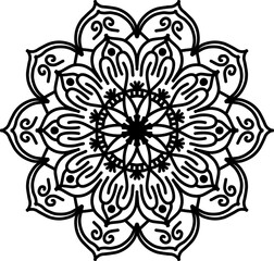 mandala, art, flower, abstract, design, ornament, decoration, ethnic, pattern, element, indian, floral, henna, vector, decorative, illustration, round, background, meditation, circle, ornate, ornament