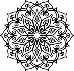 mandala, art, flower, abstract, design, ornament, decoration, ethnic, pattern, element, indian, floral, henna, vector, decorative, illustration, round, background, meditation, circle, ornate, ornament