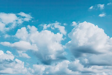 Naklejka na ściany i meble an airplane soaring through a clear blue sky Generative AI