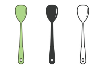 Cutlery Spoon Vector, Spoon Vector, Restaurant Equipment, Cutlery Silhouette, Spoon Clip Art, Spoon Silhouette 