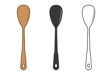 Cutlery Spoon Vector, Spoon Vector, Restaurant Equipment, Cutlery Silhouette, Spoon Clip Art, Spoon Silhouette 