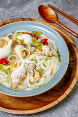 golbaengi tang, Korean style sea snail soup food cuisine