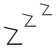 Fototapeta premium Sleep icon 