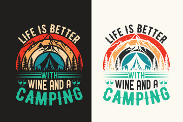 Camping Design vector, camping t-shirt-design, camping Bundle, explore svg , Silhouette, Camping SVG , Adventure Time SVG , Vacation Svg,