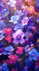 close up image of flowers with hyper realist colors and neon colors

 Made with the highest quality generative AI tools