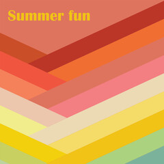 Abstract background design with summer theme
