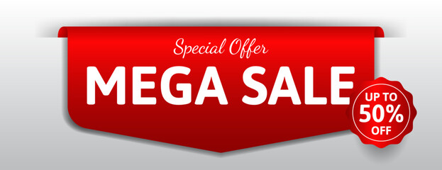 sale banner design for web or social media. vector illustration