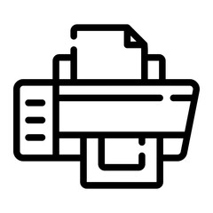 printer Line Icon