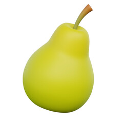 Pear 3d illustration