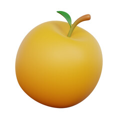 Orange 3d illustration