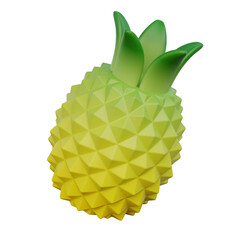 Pineapple 3d illustration