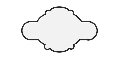 Simple vintage line frames. Vintage blank templates to decorate text. Greeting or wedding frames. Decorative vintage frames borders backgrounds