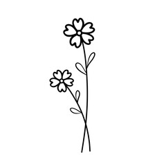 Cute Flower doodles.