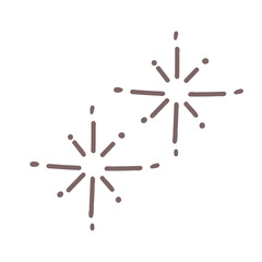 hand drawn doodle elements symbol of the royal crown for decorating cute cards