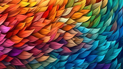 幻想的な美しいカラフルな世界の背景