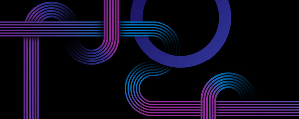 geometric overlapping abstract background each line gradient website poster design