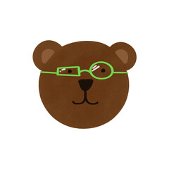 teddy bear with sunglasses