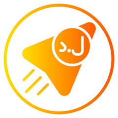 dinar gradient icon
