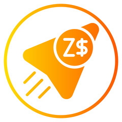 zimbabwe gradient icon