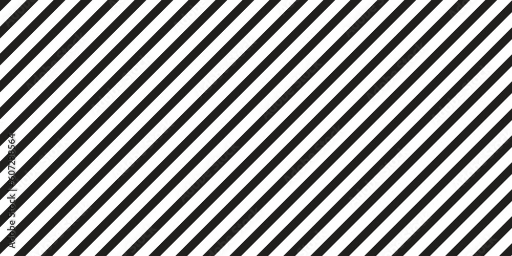 Poster abstract seamless geometric black diagonal stripe line pattern with white bg.