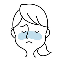 顔色の悪い女性