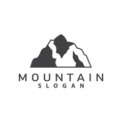 Mountain Logo, Nature Landscape Vector, Premium Elegant Simple Design, Illustration Symbol Template Icon