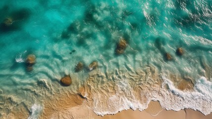 Abstract beautiful sandy beaches background Generative AI