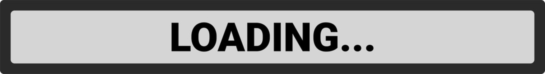 loading notification bar simple design
