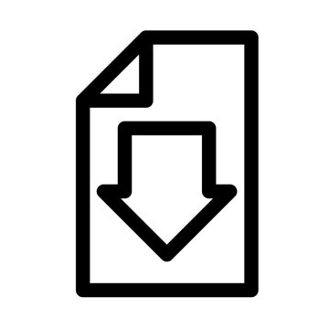 download file document icon