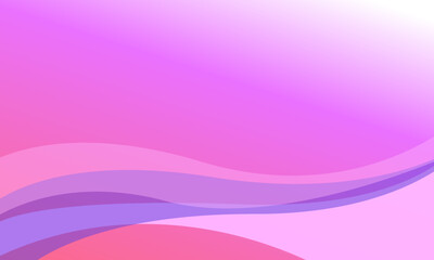 pink curve wave with smooth gradient abstract background