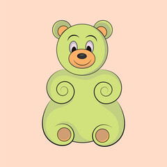 teddy bear vector design