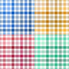 Colorful checkered background. Seamless vector pattern.