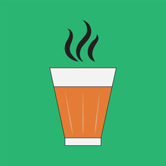 Tea also known chai, Chai vector Illustration Indian Street Food