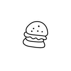 Fastfood line icon