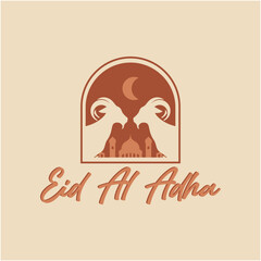 Eid Al Adha Vector Graphic Logo icon template.eps
