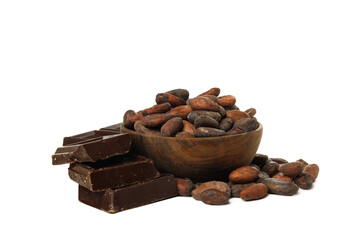 PNG, ingredient for making chocolate - cocoa, isolated on white background