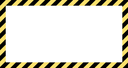 注意喚起の案内板　コピースペース用フレーム素材