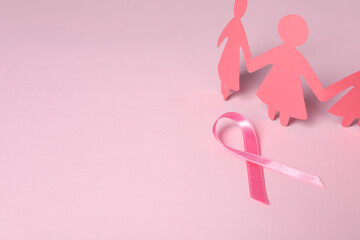 World Cancer day, concept of female cancer