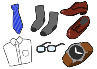 手描きの父の日のプレゼントのイラスト