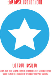 Obraz premium Star vector icon eps 10. Simple isolated illustration.